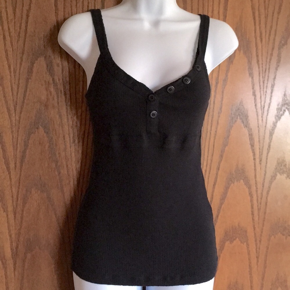 Sexy Black ribbed tank